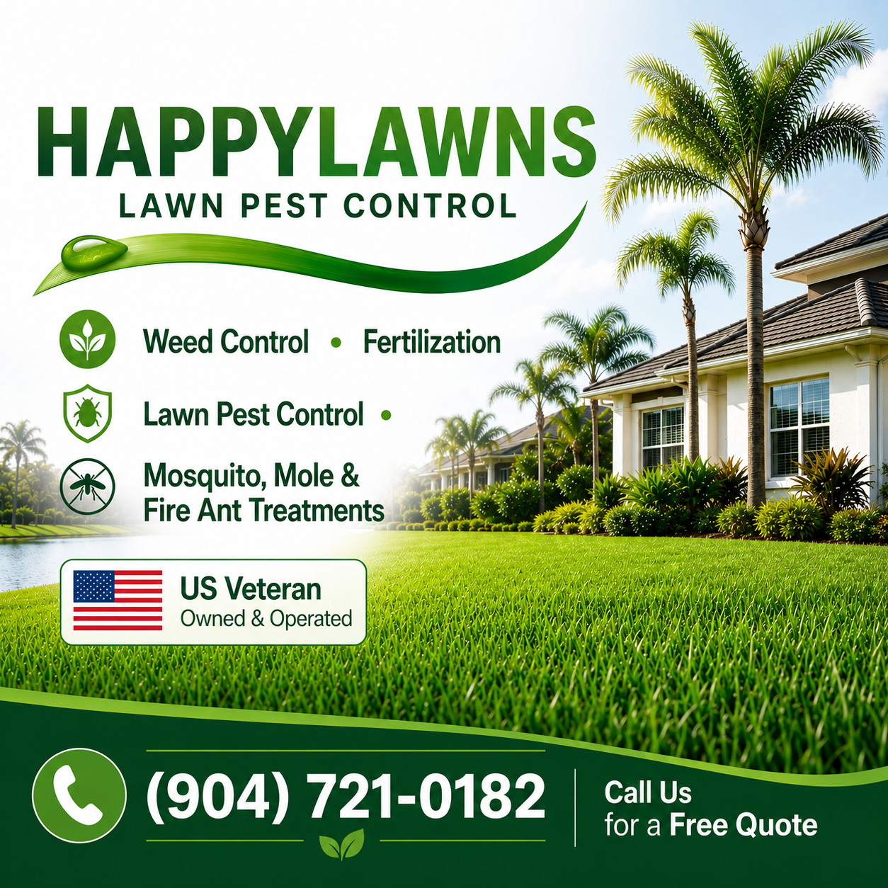 Happy Lawns Lawn Pest Control